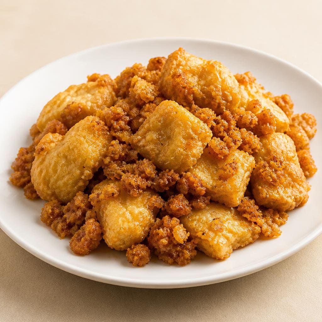 Tahu Sutra Goreng Telur Asin Ta Wan